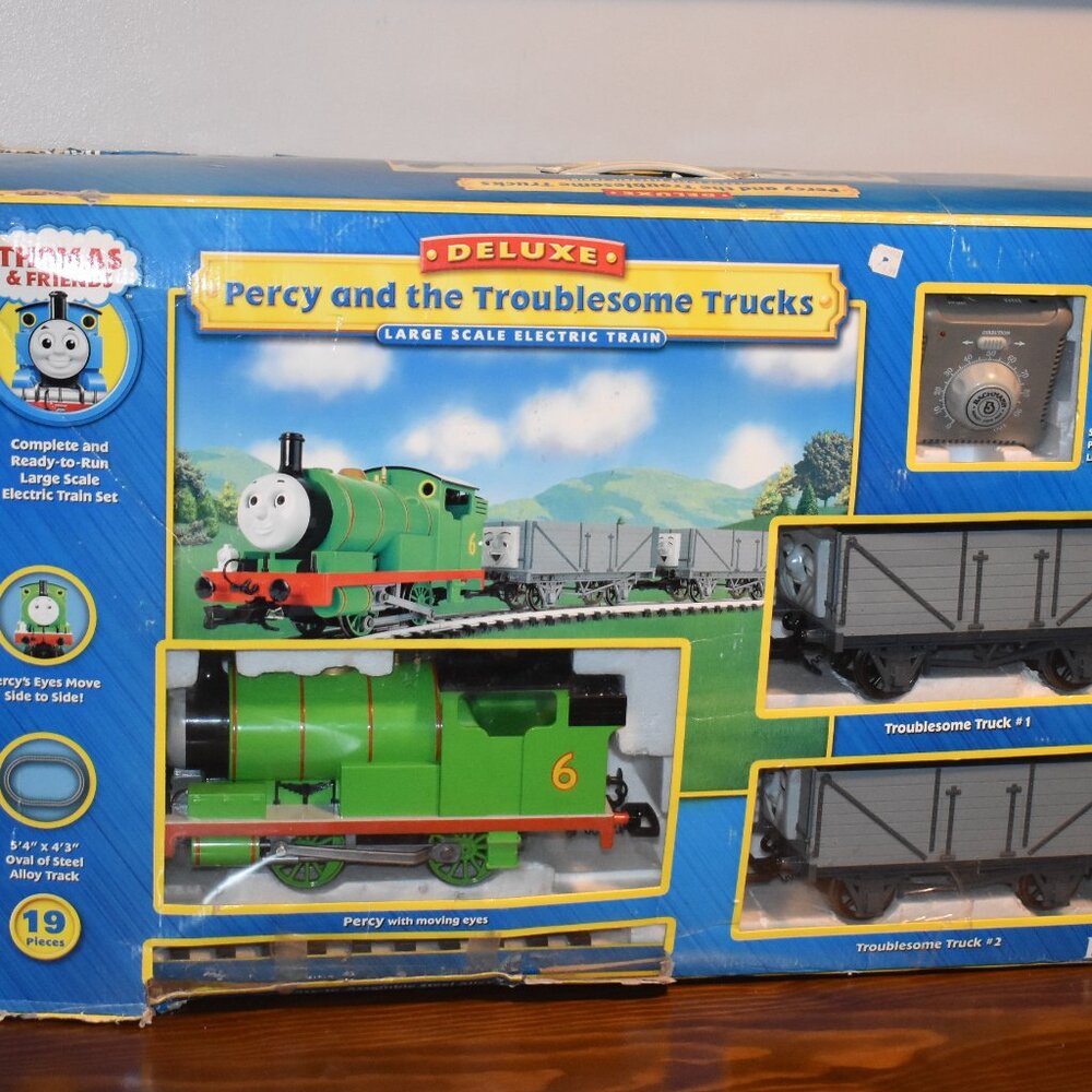 Thomas & Friends Deluxe Percy and the Troublesome Trucks Large Scale Electric